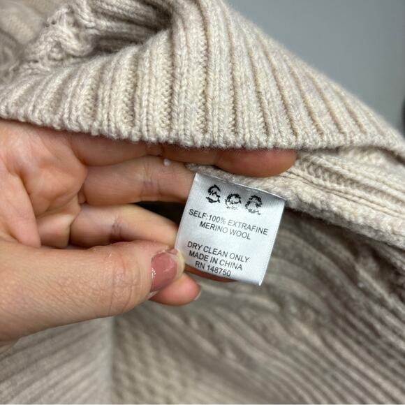 Sea NY Juliette Cable Knit Cutout Sweater - Picture 8 of 8